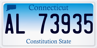 CT license plate AL73935