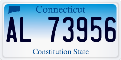 CT license plate AL73956