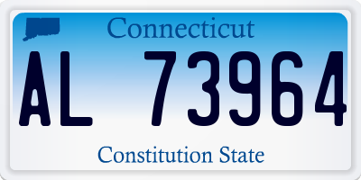 CT license plate AL73964