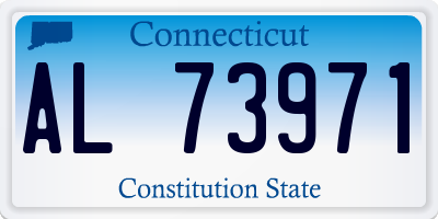 CT license plate AL73971