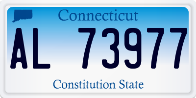 CT license plate AL73977