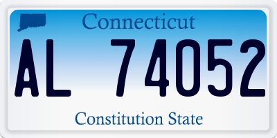 CT license plate AL74052