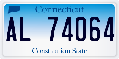 CT license plate AL74064