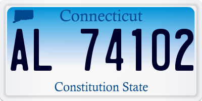 CT license plate AL74102