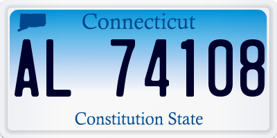 CT license plate AL74108