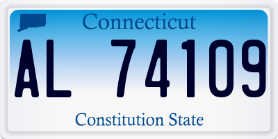 CT license plate AL74109