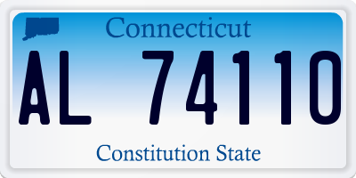 CT license plate AL74110