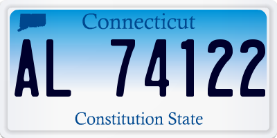 CT license plate AL74122