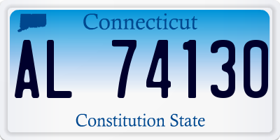 CT license plate AL74130