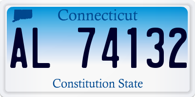 CT license plate AL74132