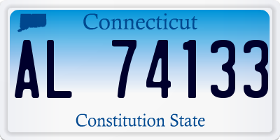 CT license plate AL74133