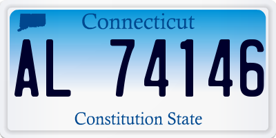 CT license plate AL74146