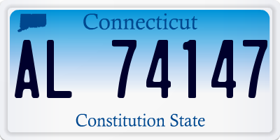 CT license plate AL74147
