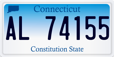 CT license plate AL74155