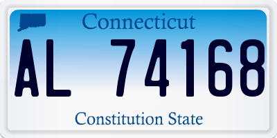 CT license plate AL74168