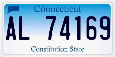 CT license plate AL74169