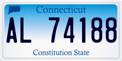 CT license plate AL74188