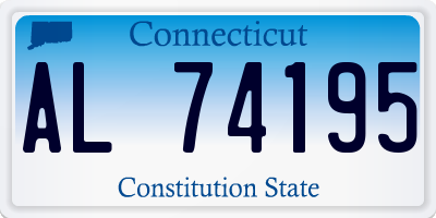 CT license plate AL74195
