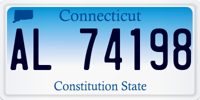 CT license plate AL74198