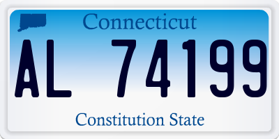 CT license plate AL74199