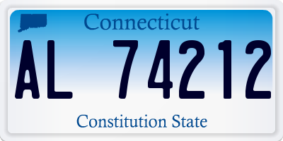 CT license plate AL74212