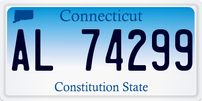 CT license plate AL74299