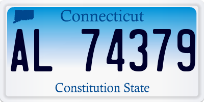 CT license plate AL74379