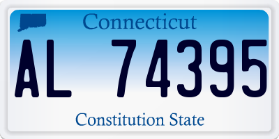CT license plate AL74395