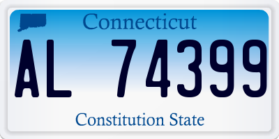 CT license plate AL74399