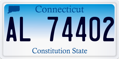 CT license plate AL74402