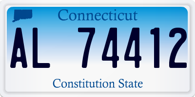 CT license plate AL74412