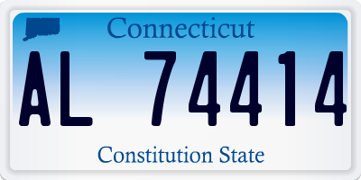 CT license plate AL74414