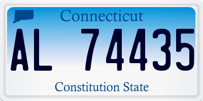 CT license plate AL74435