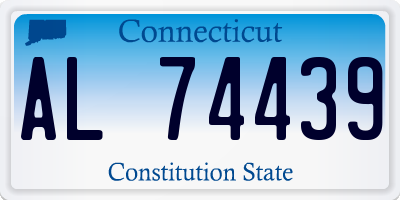CT license plate AL74439