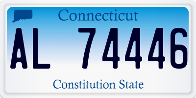 CT license plate AL74446