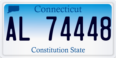 CT license plate AL74448