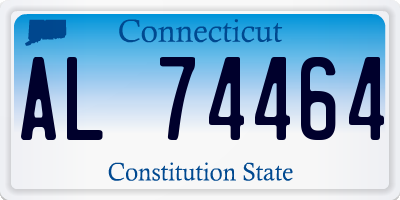 CT license plate AL74464