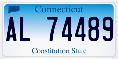 CT license plate AL74489