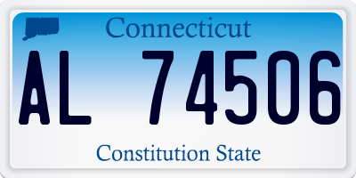 CT license plate AL74506