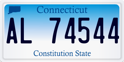 CT license plate AL74544