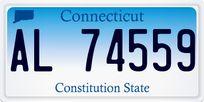 CT license plate AL74559