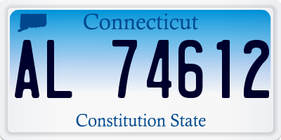 CT license plate AL74612