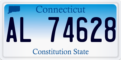 CT license plate AL74628