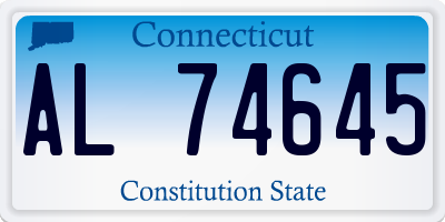 CT license plate AL74645
