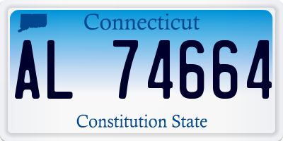 CT license plate AL74664