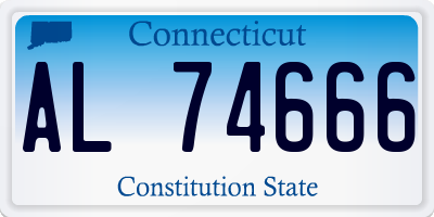 CT license plate AL74666