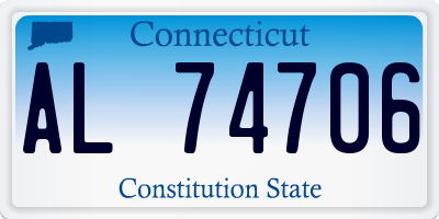 CT license plate AL74706