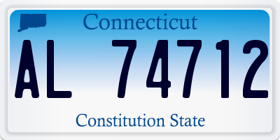 CT license plate AL74712