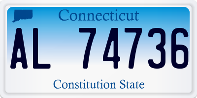 CT license plate AL74736