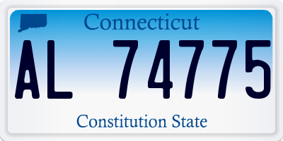 CT license plate AL74775